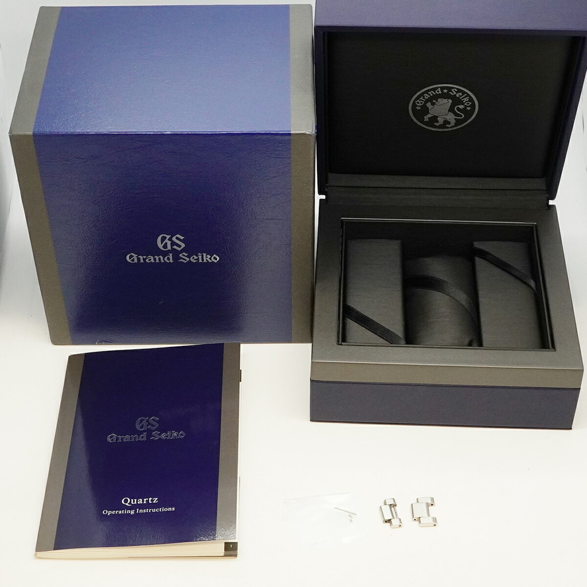 Seiko Grand Heritage Collection SBGV223 9F82-0AF0 Black Dial Men's Watch — Good