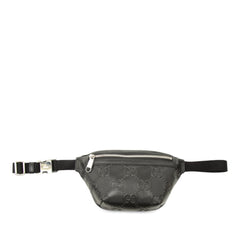 Gucci GG Embossed Waist Bag, Body Crossbody 658582, Black Leather, Women's, GUCCI — Like New