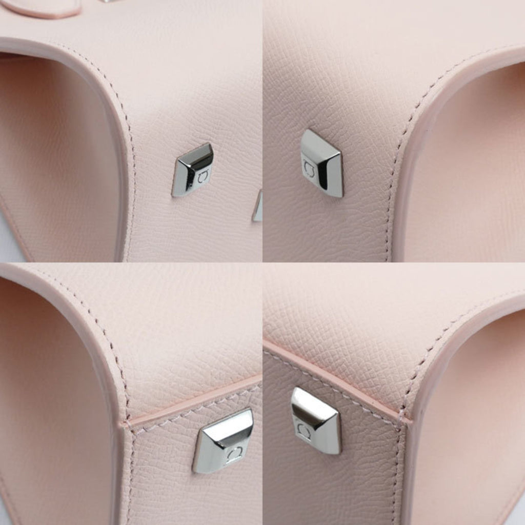 Salvatore Ferragamo Studio Box Bag XS 2-Way Shoulder Bag, Pink, 211424, Women's