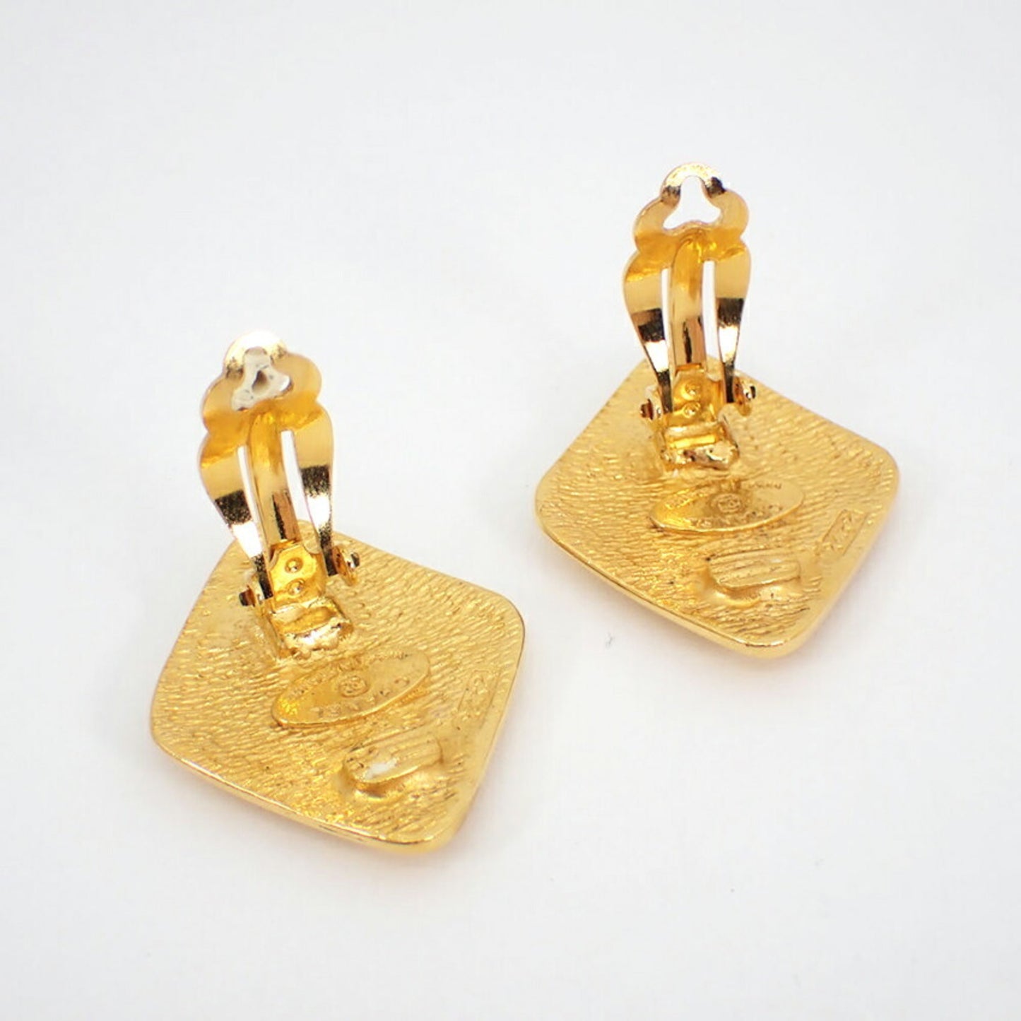 CHANEL Chanel 925 Square Earrings