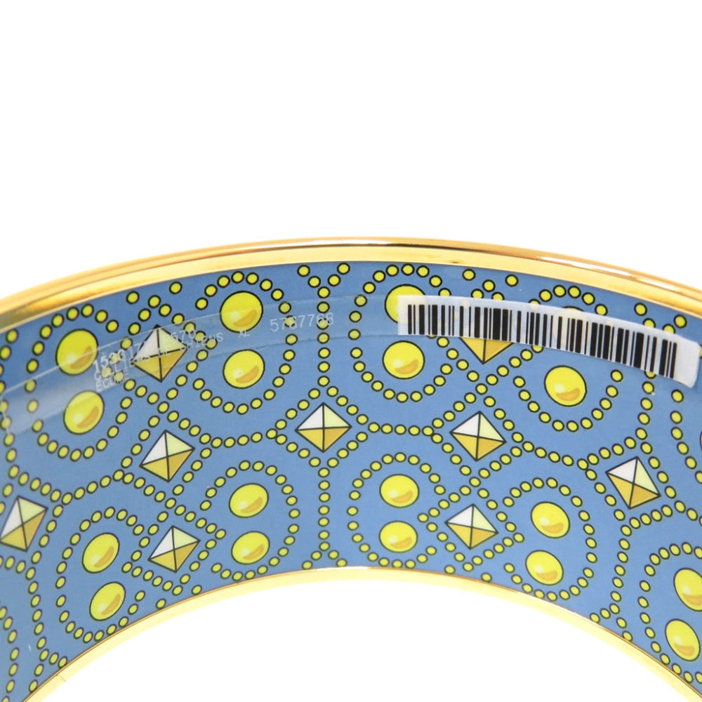 Hermes EMAGLE GM Collier de Chiens Yellow Bangle 1508 HERMES — Like New