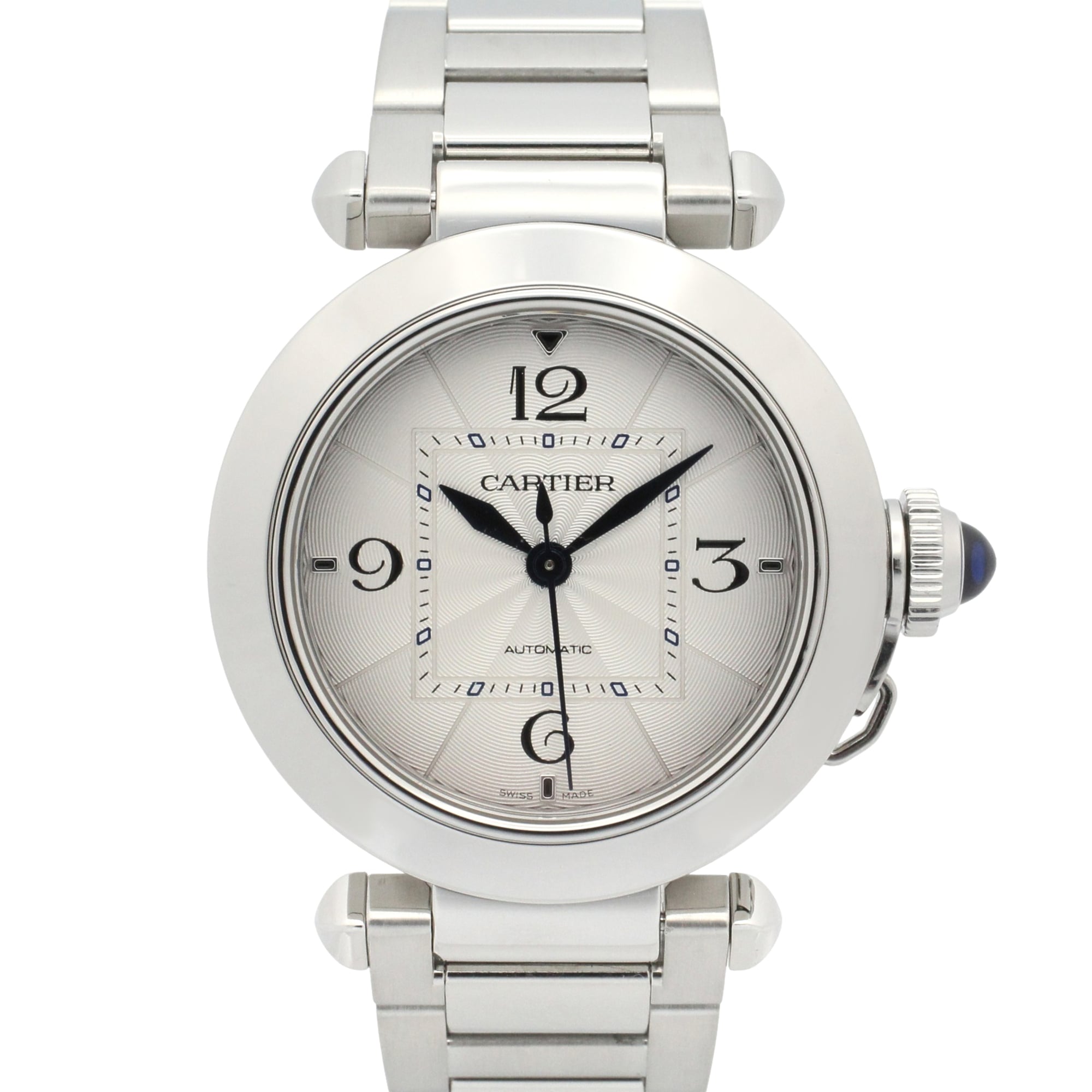 Cartier Pasha de Boys' Watch, Stainless Steel, Silver Tone, WSPA0013 — Very Good
