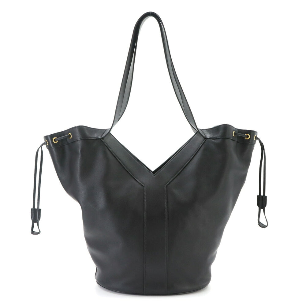 Saint Laurent Y Hobo Tote Handbag, Leather, Black, 833160 Bag — New - Store Return