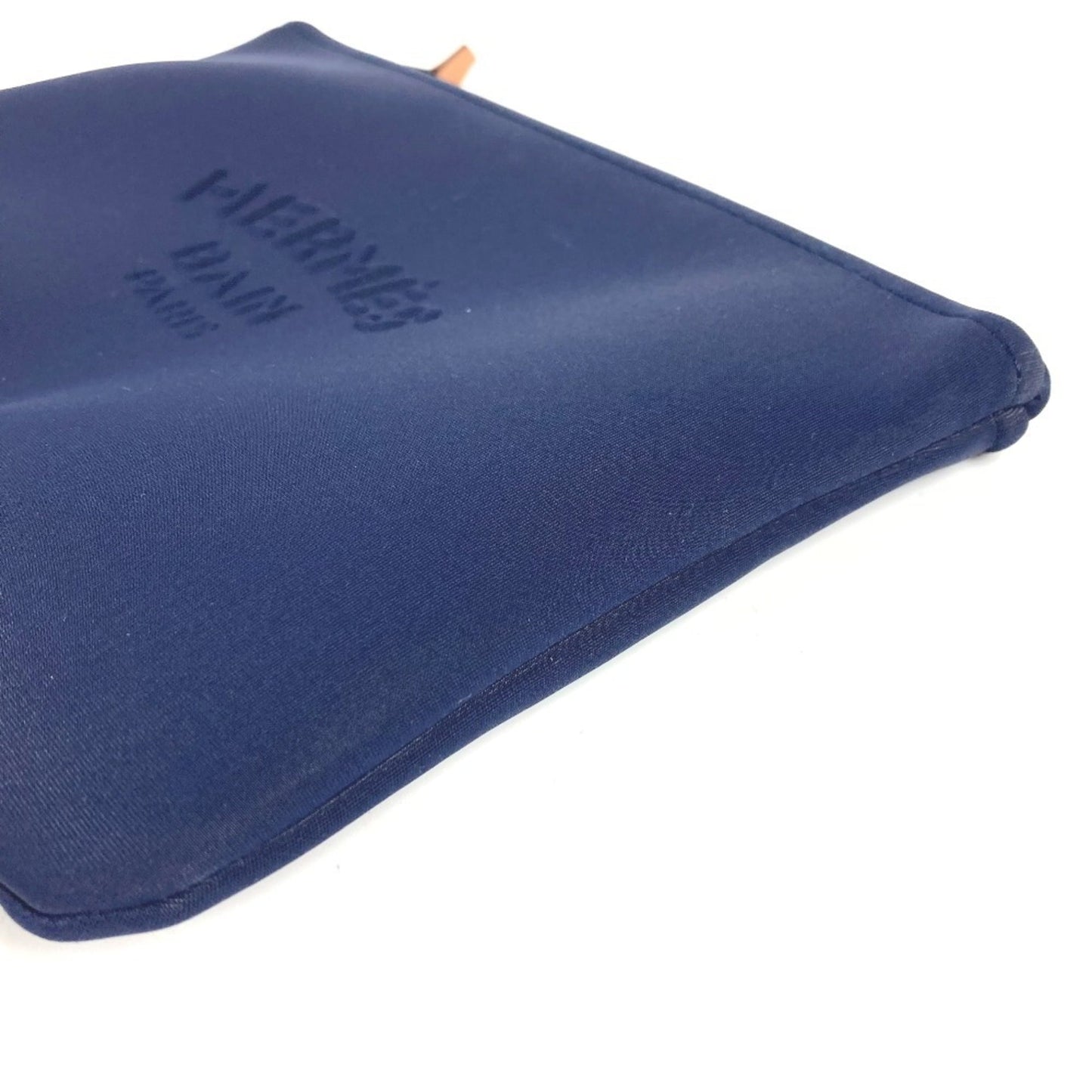 HERMES True Toilet Neoban PM clutch bag, makeup pouch, multi-purpose polyamide, men's and women's, navy