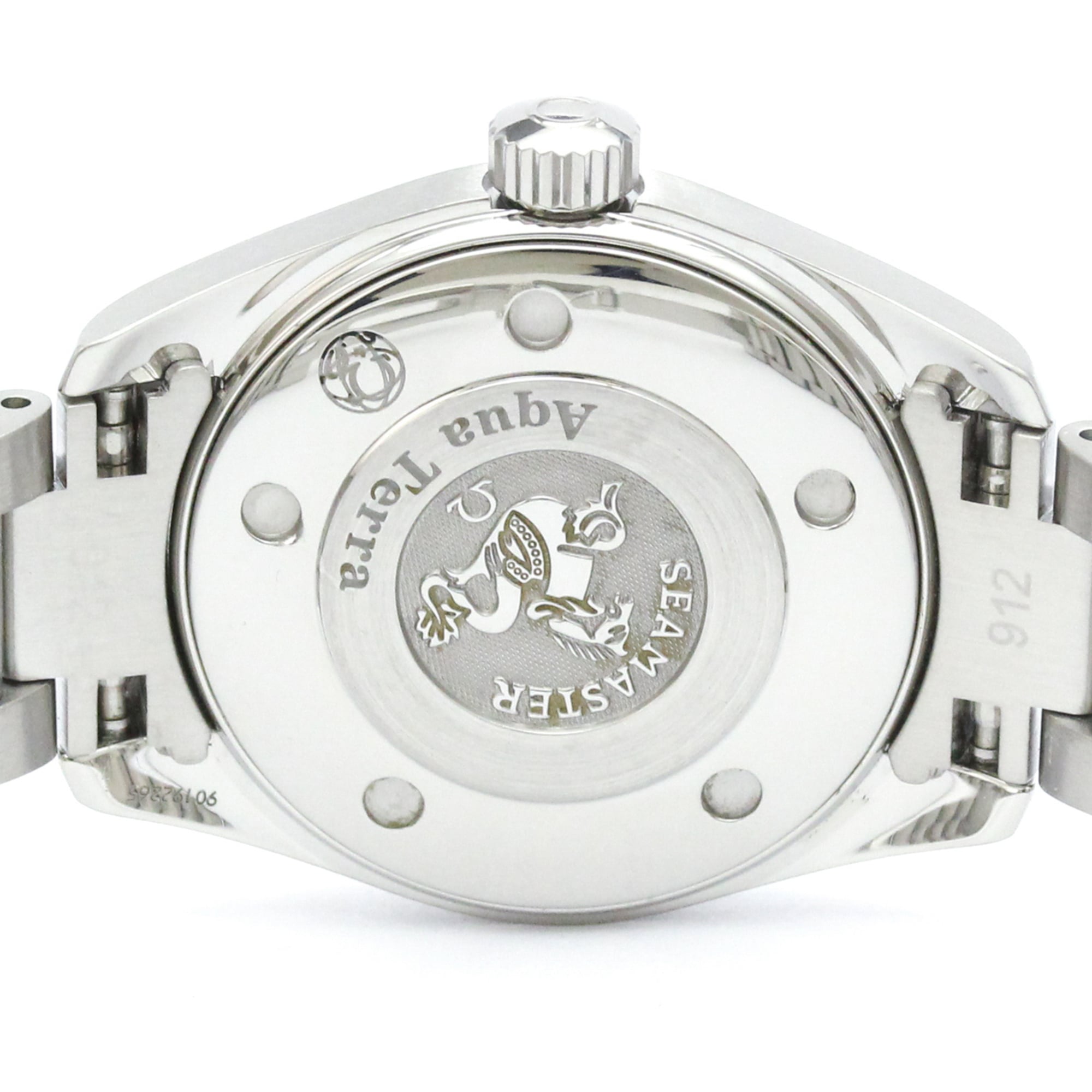 OMEGA Seamaster Aqua Terra Steel Quartz Ladies Watch 2577.50 Polished — Very Good