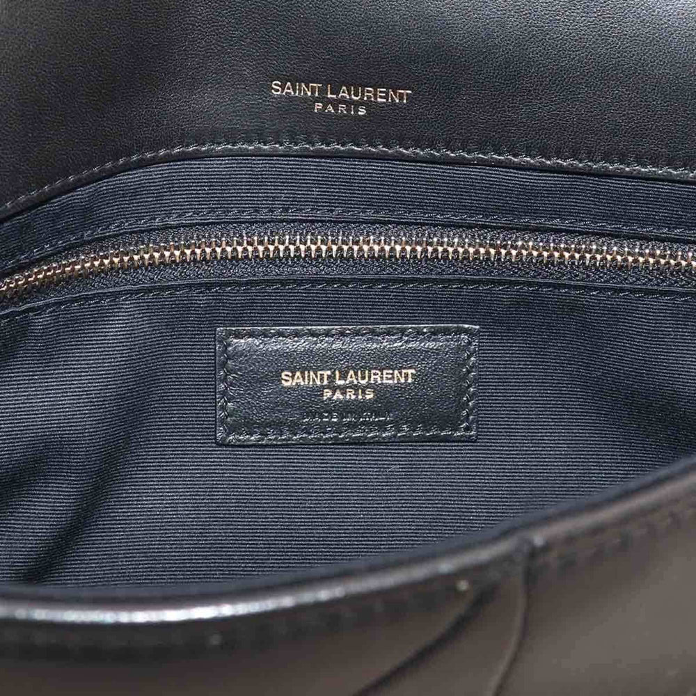 Saint Laurent Jamie Chain Shoulder Handbag, Leather, Black, 515821 — Like New