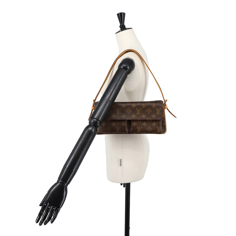 Louis Vuitton Viva Cite MM Monogram Shoulder Handbag, Brown, M51164, Gold Hardware — Like New