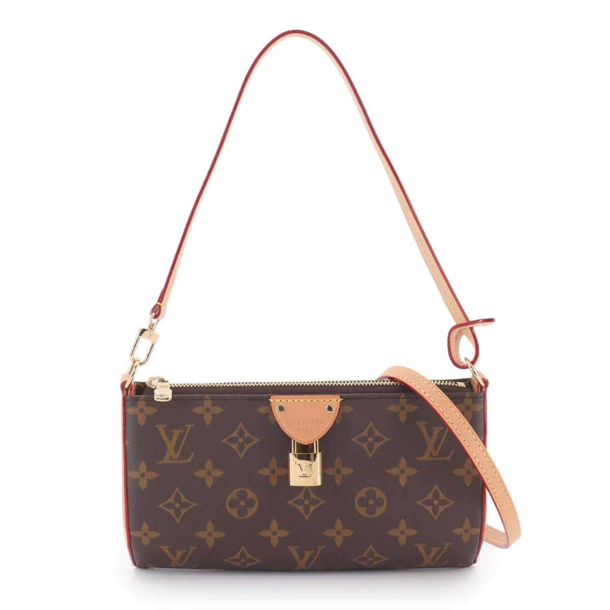 Louis Vuitton Monogram Pochette Tirette Mini 2-way Shoulder Handbag Brown M12859 RFID — New - Store Return