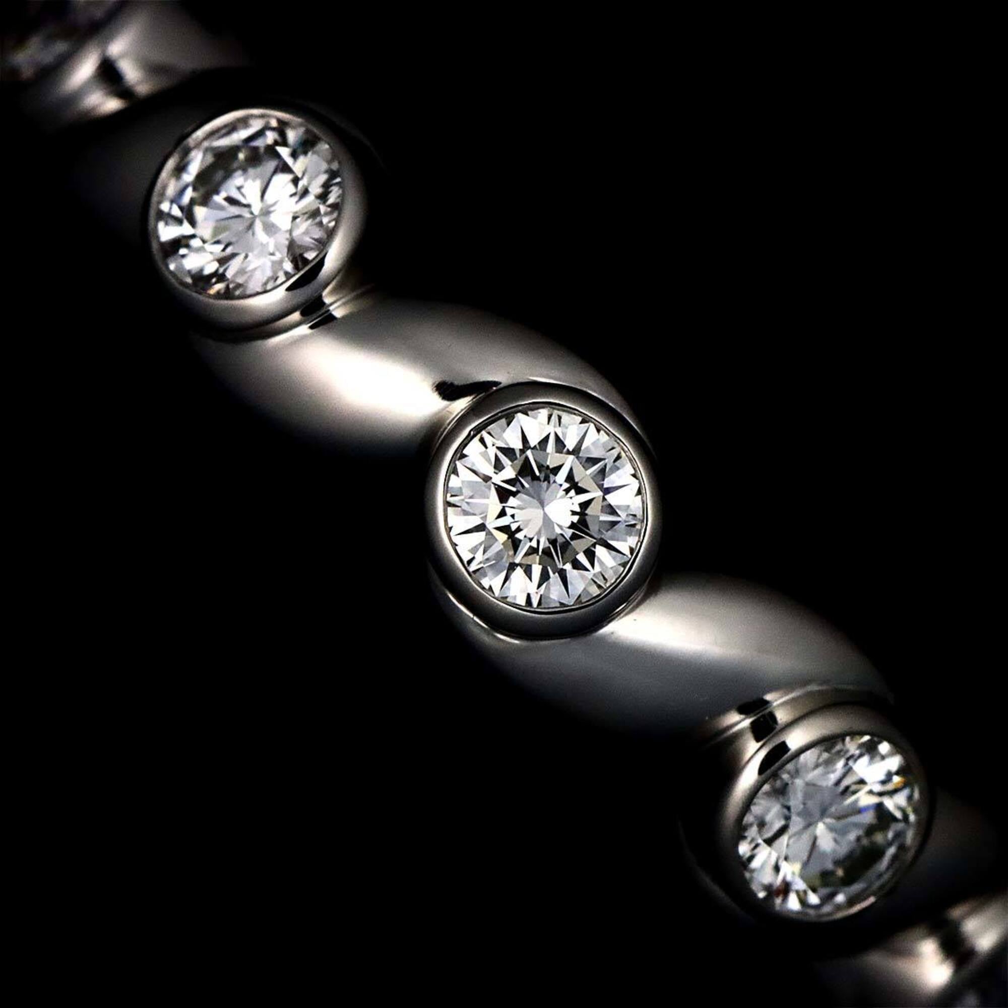 Christian Dior Dior Diamond Ring, Platinum Ring — Like New
