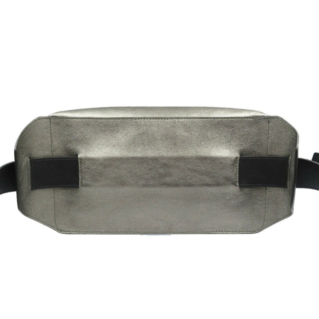 Jimmy Choo Star Studded Leather Metallic Gray Body Bag 0208JIMMY CHOO 5J0208ESI5