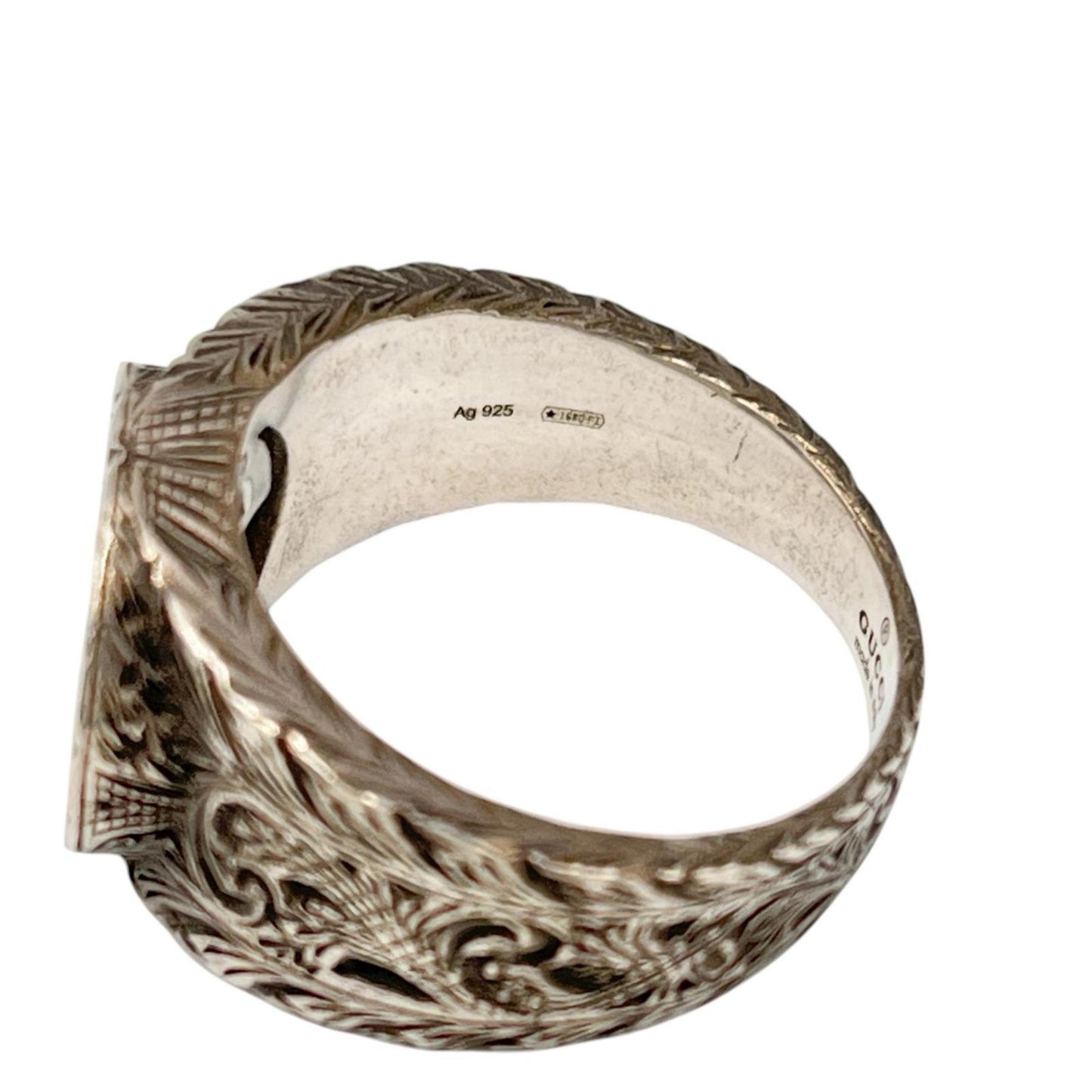 Gucci Interlocking G Ring in Sterling Silver (925) for Men