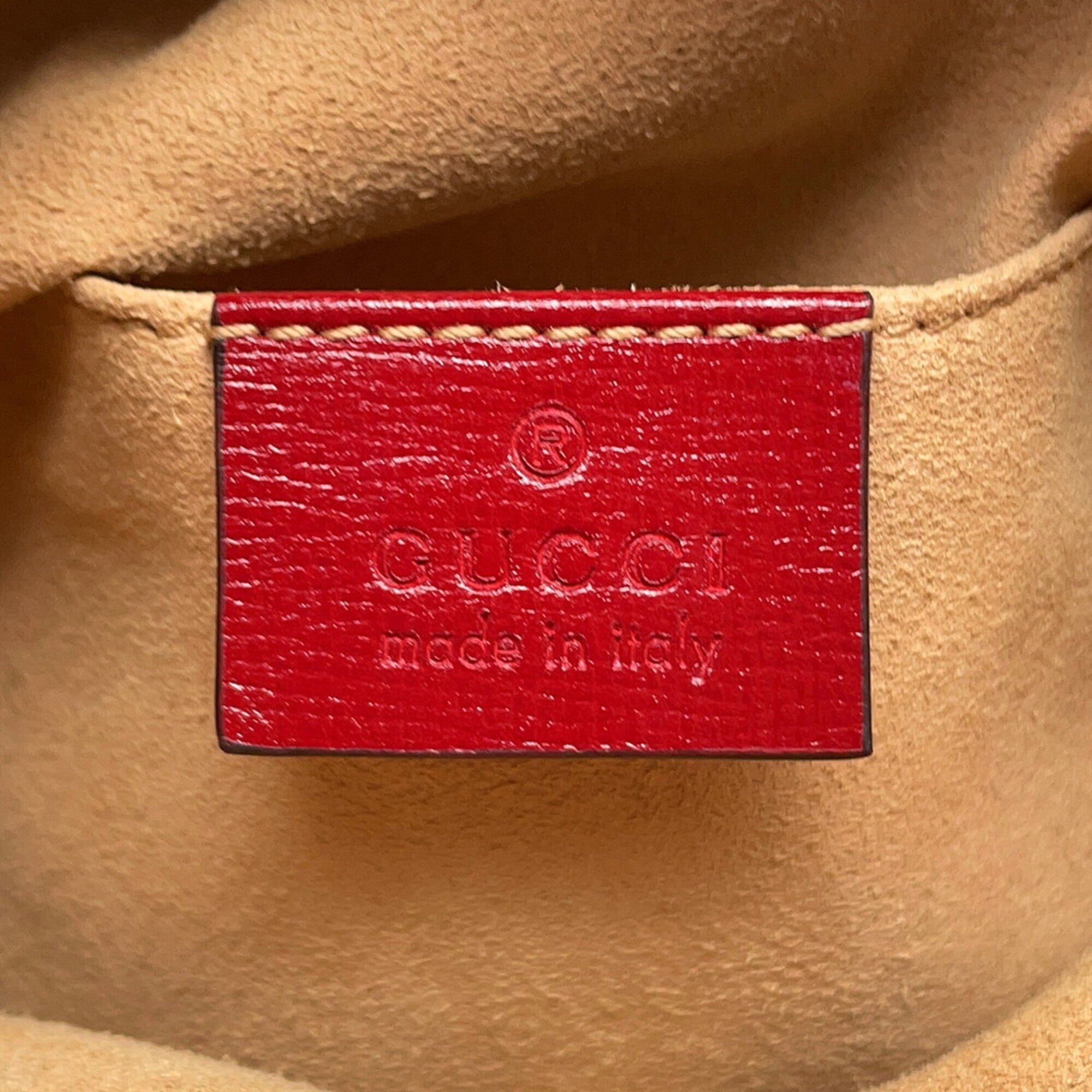 Gucci Shoulder Bag 1955 Horsebit Leather 602118 GUCCI Bucket Handbag Women's — Like New