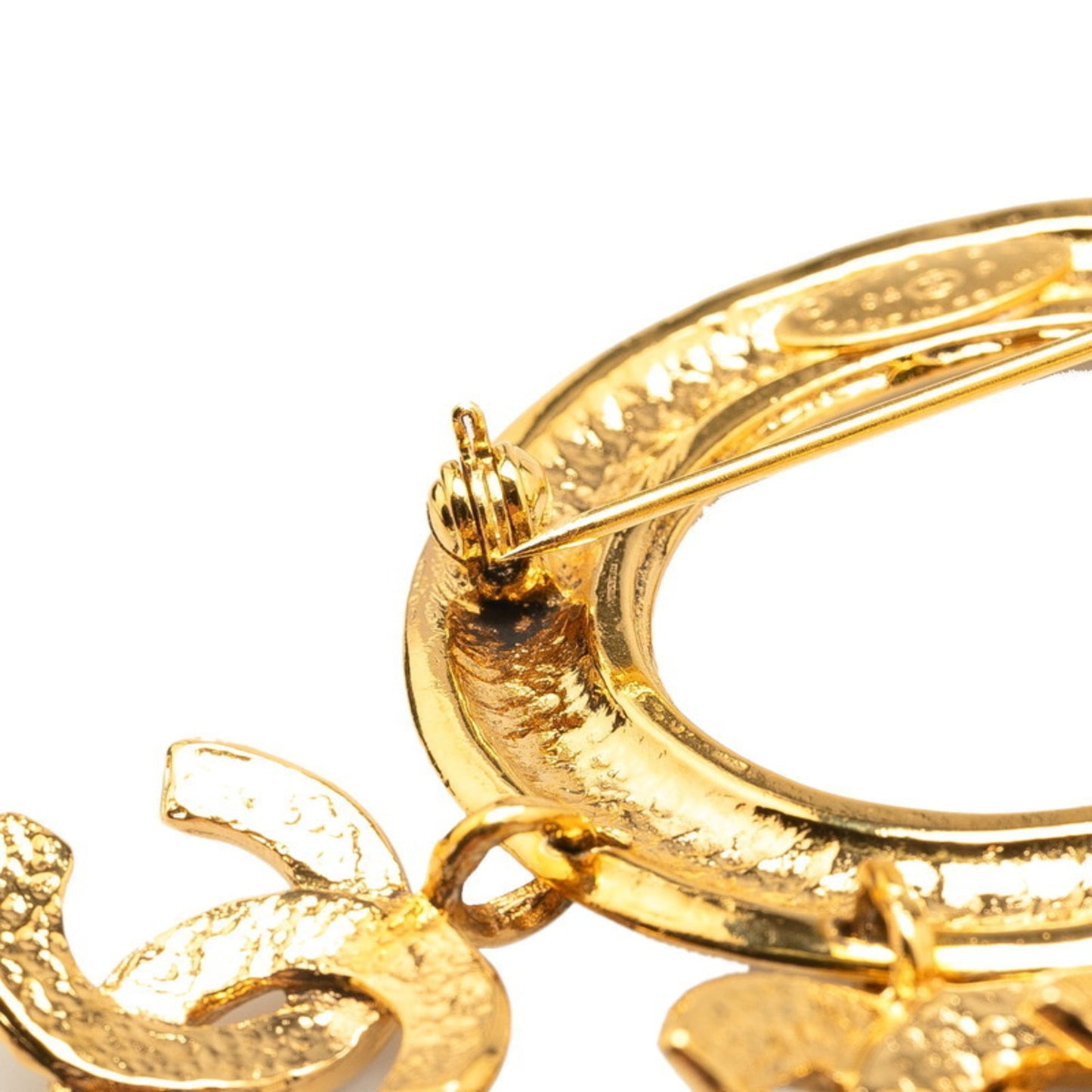 Vintage Chanel Coco Mark Brooch, Gold Plated, Women's, CHANEL