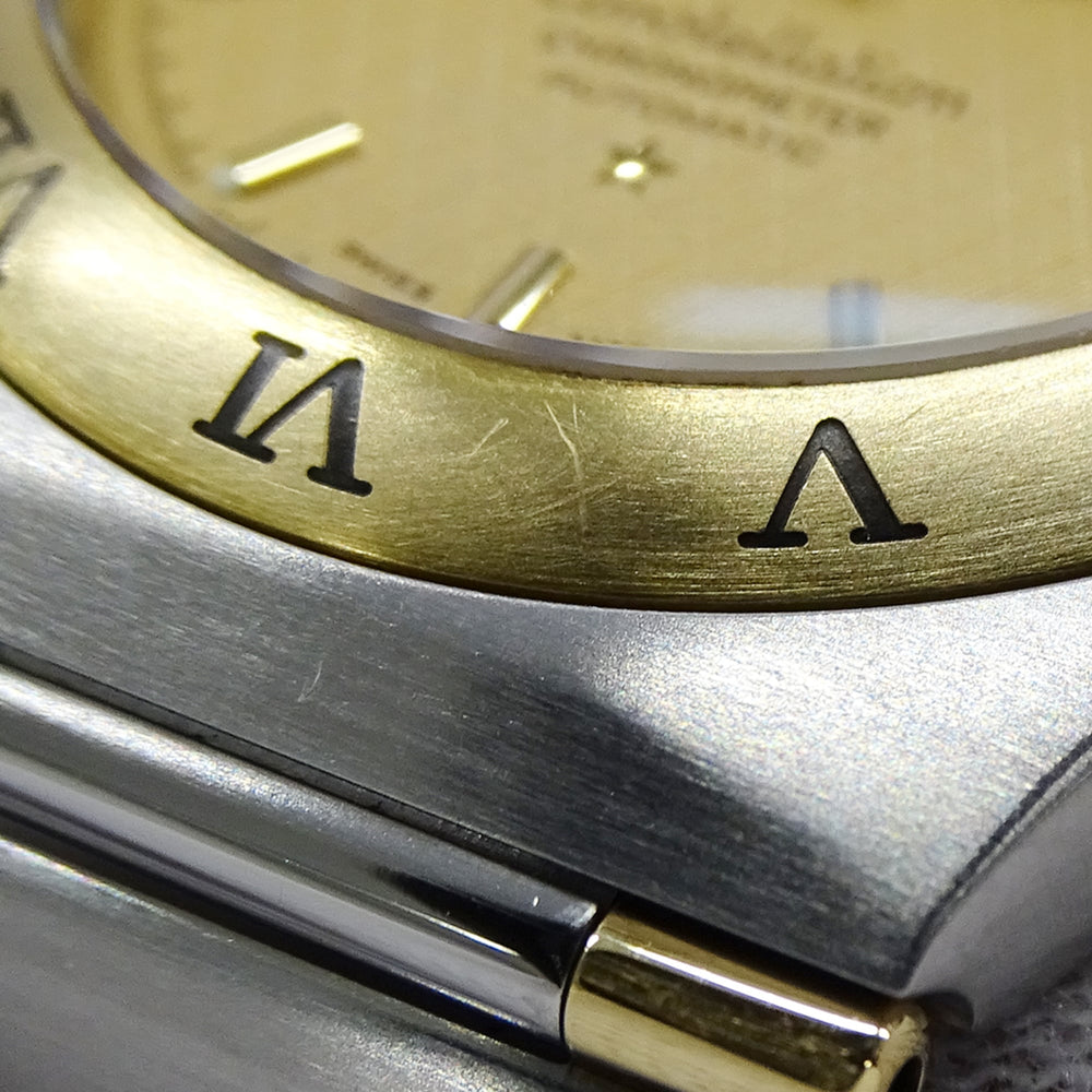 Omega Constellation 1302.10 Men's Watch, Brand Name, Date, Automatic Movement, Stainless Steel (SS), Gold (YG), Half Bar — Good