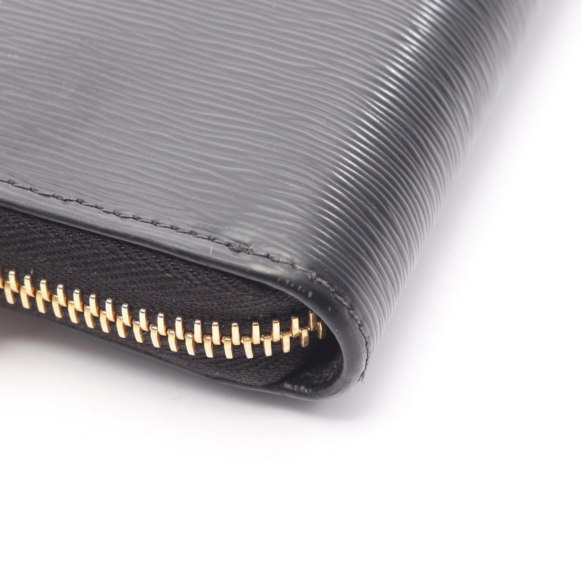 Prada VITTELLO MOVE TR Round Long Wallet, Leather, Women's, Black, 1ML506