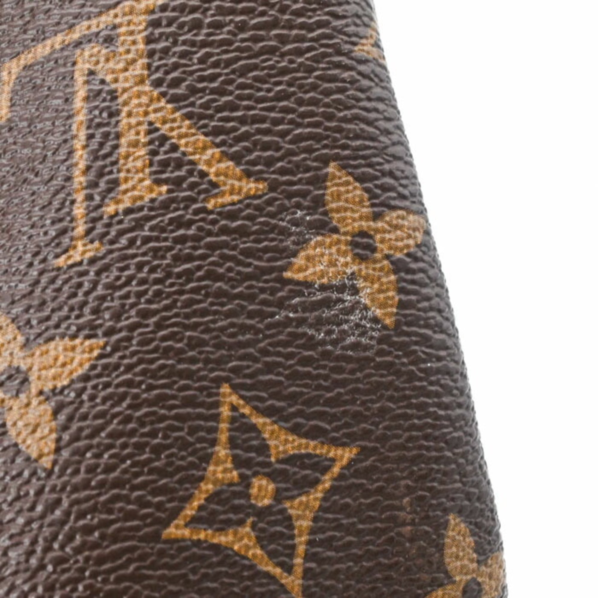 LOUIS VUITTON Louis Vuitton Boston Bag Monogram Macassar Keepall Bandouliere 55 Brown M56714 — Like New