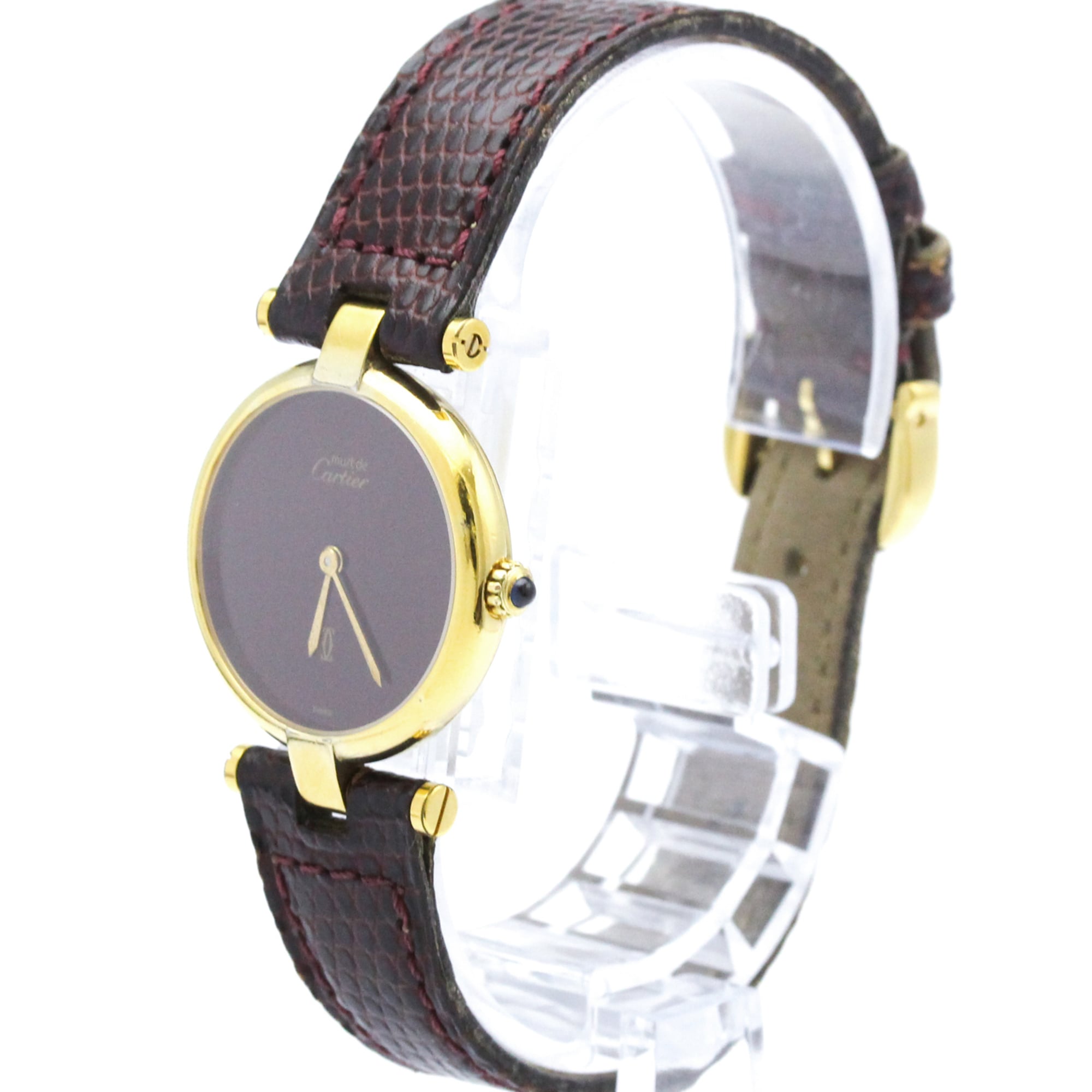 Cartier Must Quartz Gold Plated Women's Dress/Formal — Good