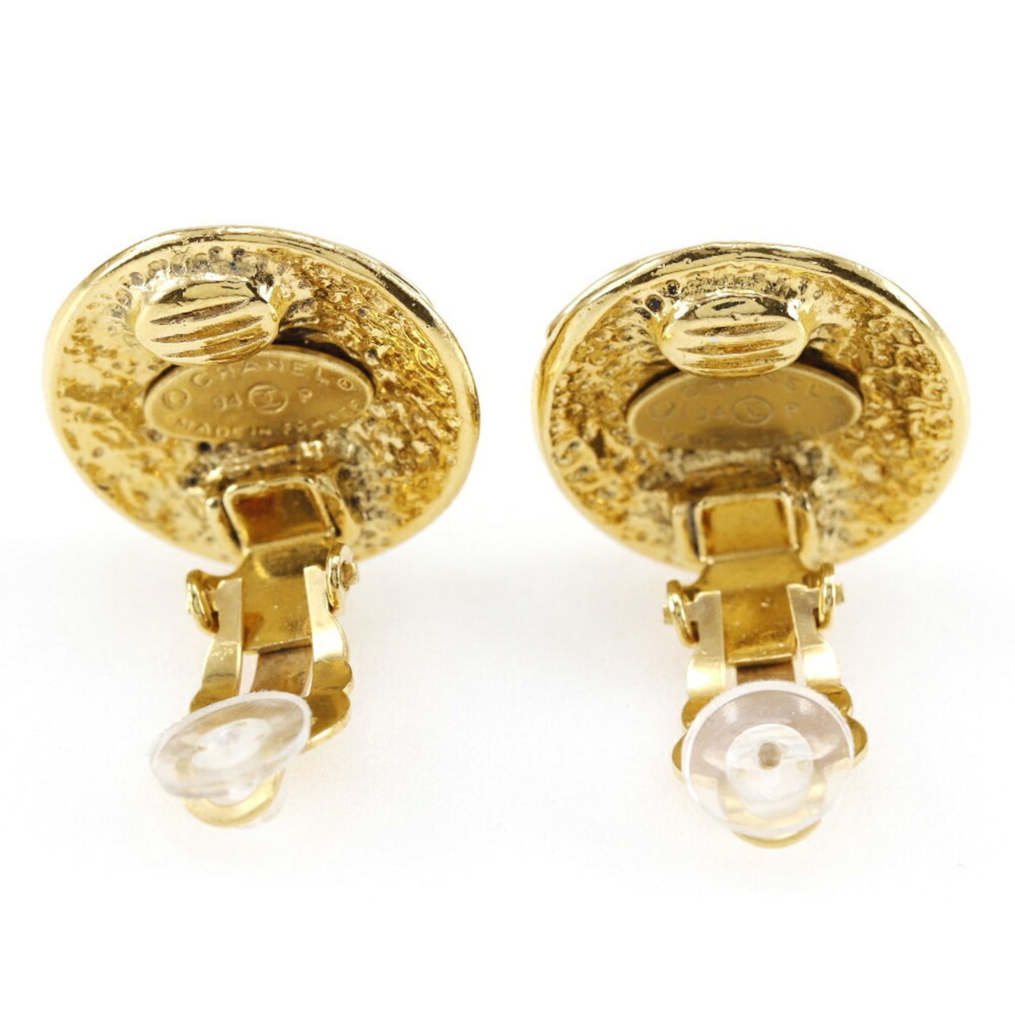 CHANEL Earrings, Gold Plated, 1994, 94P, Approx. 18.8g, Women's, I131824101