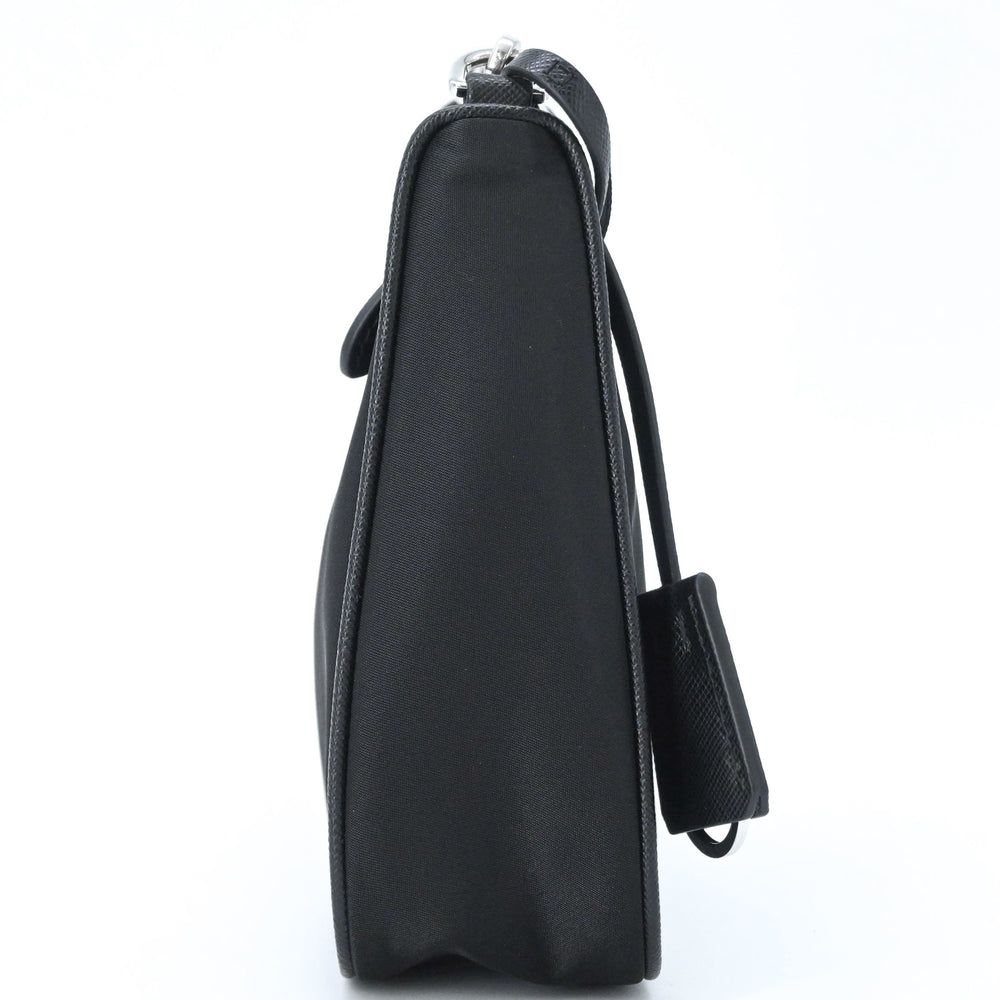 PRADA Re-Edition 2005 Nylon Leather Shoulder Handbag for Women, Black — New - Store Return