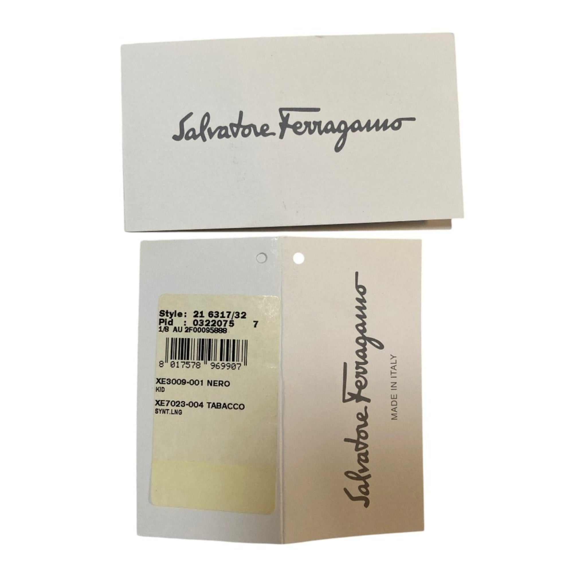 Salvatore Ferragamo Marissa Gancini Hardware Leather Handbag AU-21 6317 Black Women's — Like New