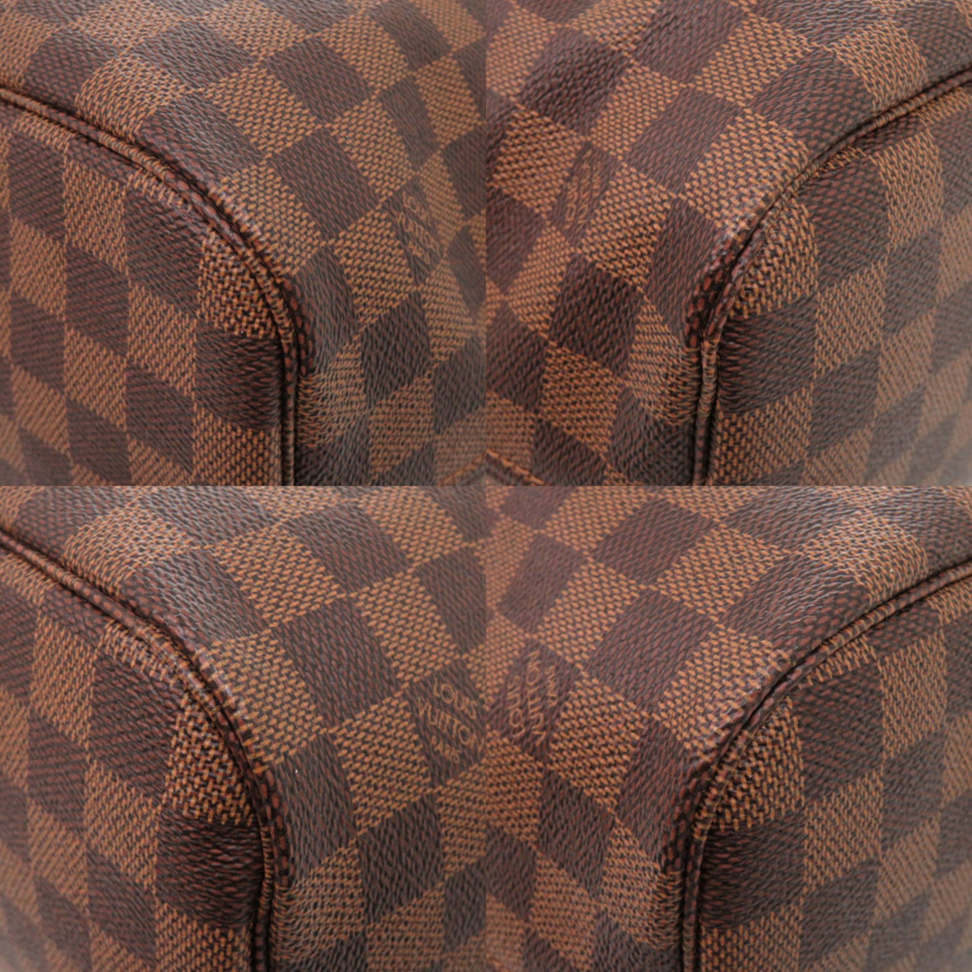 Louis Vuitton Neverfull MM Handbag with Pouch, Damier Cerise, N41358, Tote Bag, LV 0699 LOUIS VUITTON — New - Store Return