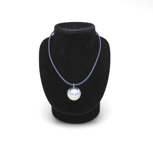 LOUIS VUITTON Necklace Cup Compass Pendant Choker Louis Vuitton Blue LV