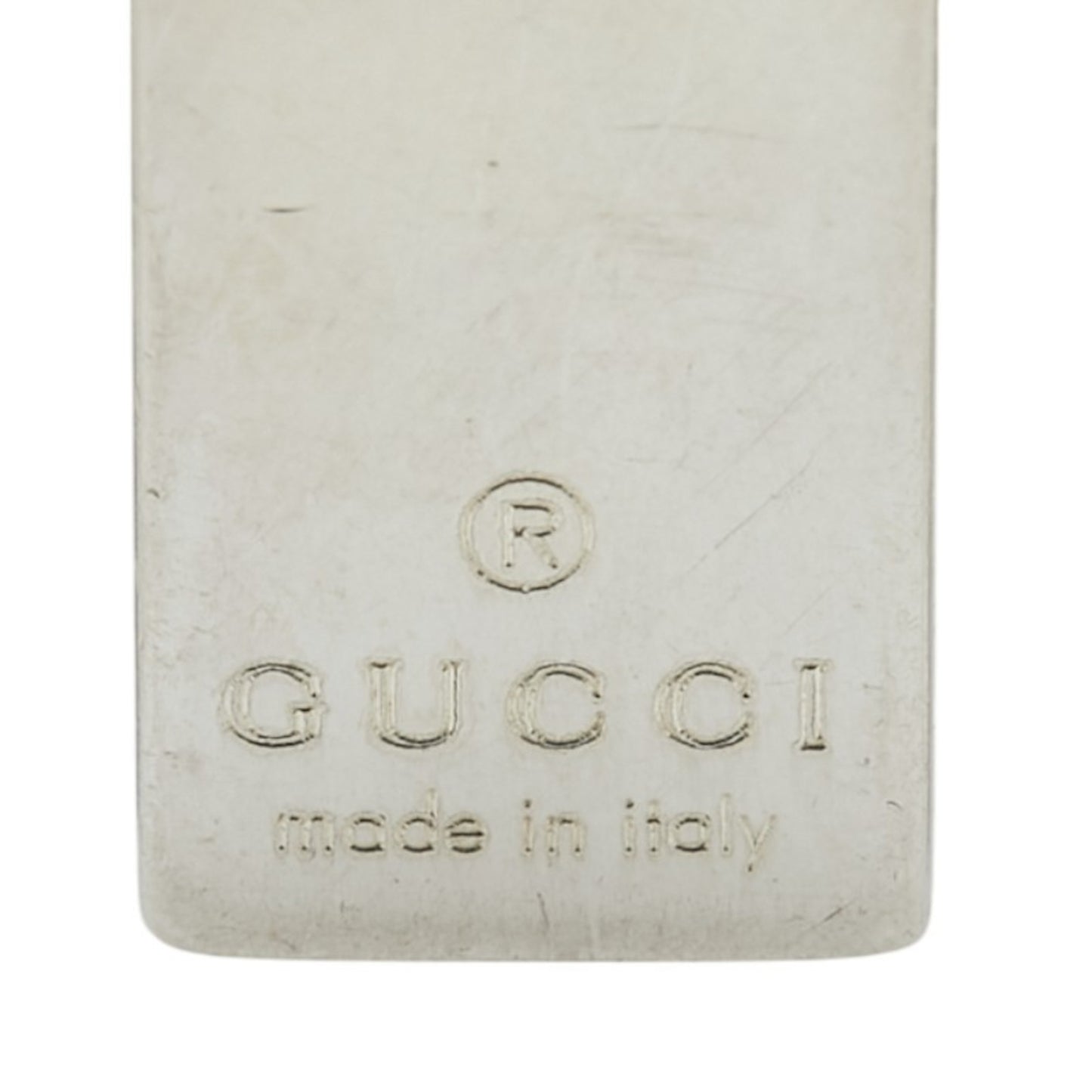 Gucci ball chain plate bracelet in SV925 silver for women.