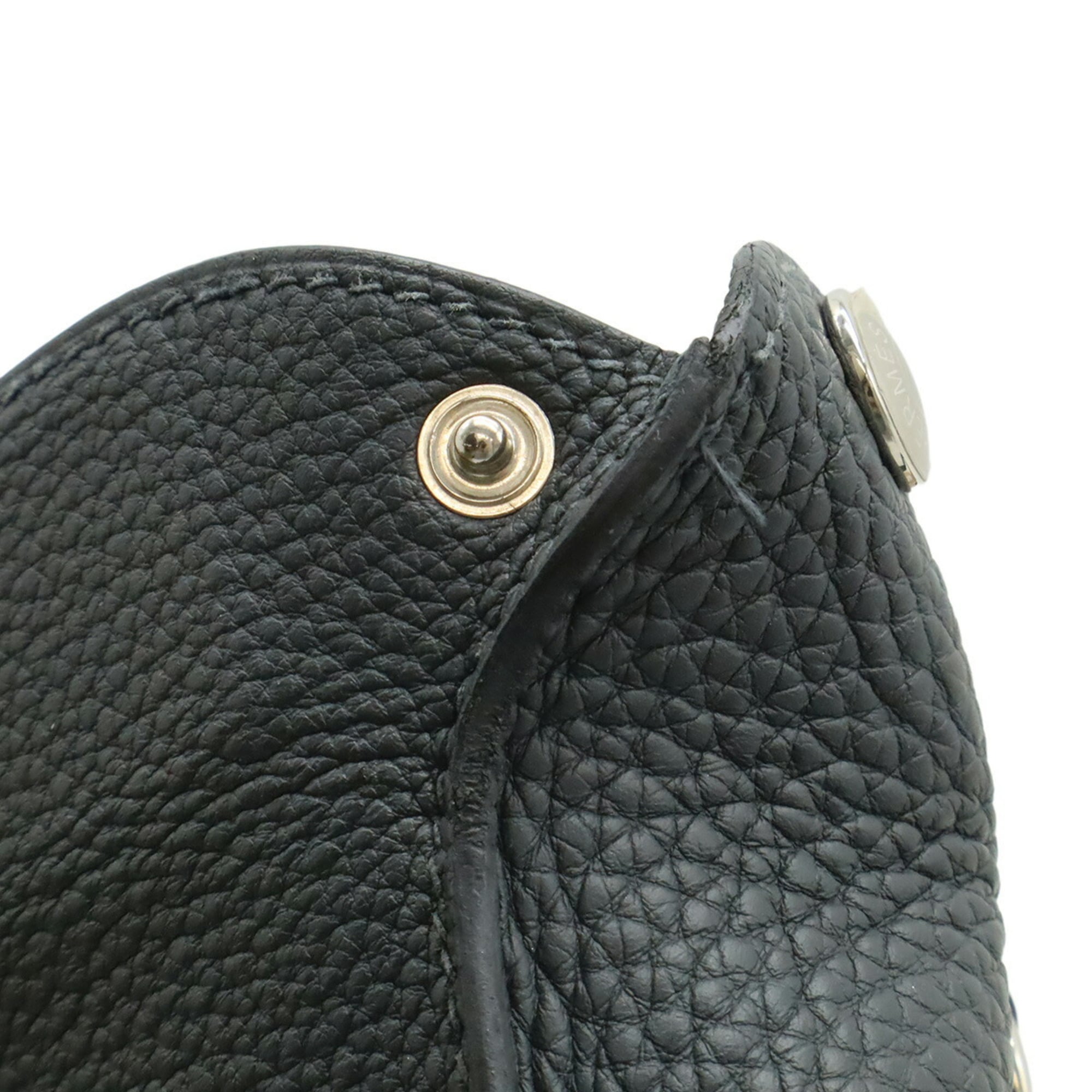 HERMES Hermes Vide Poche H Evelyne Shoulder Bag Togo Gris Misty Grey W Stamp — New - Store Return