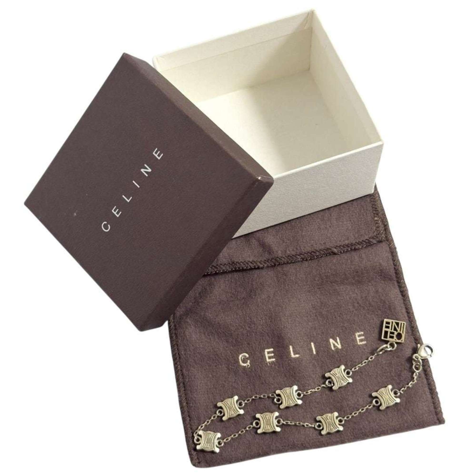 Celine Station Bracelet for Men and Women, Macadam, Gold