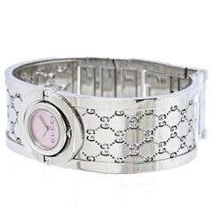 GUCCI Toile Bangle YA112513 112 Women's Watch SS 40522 — Very Good