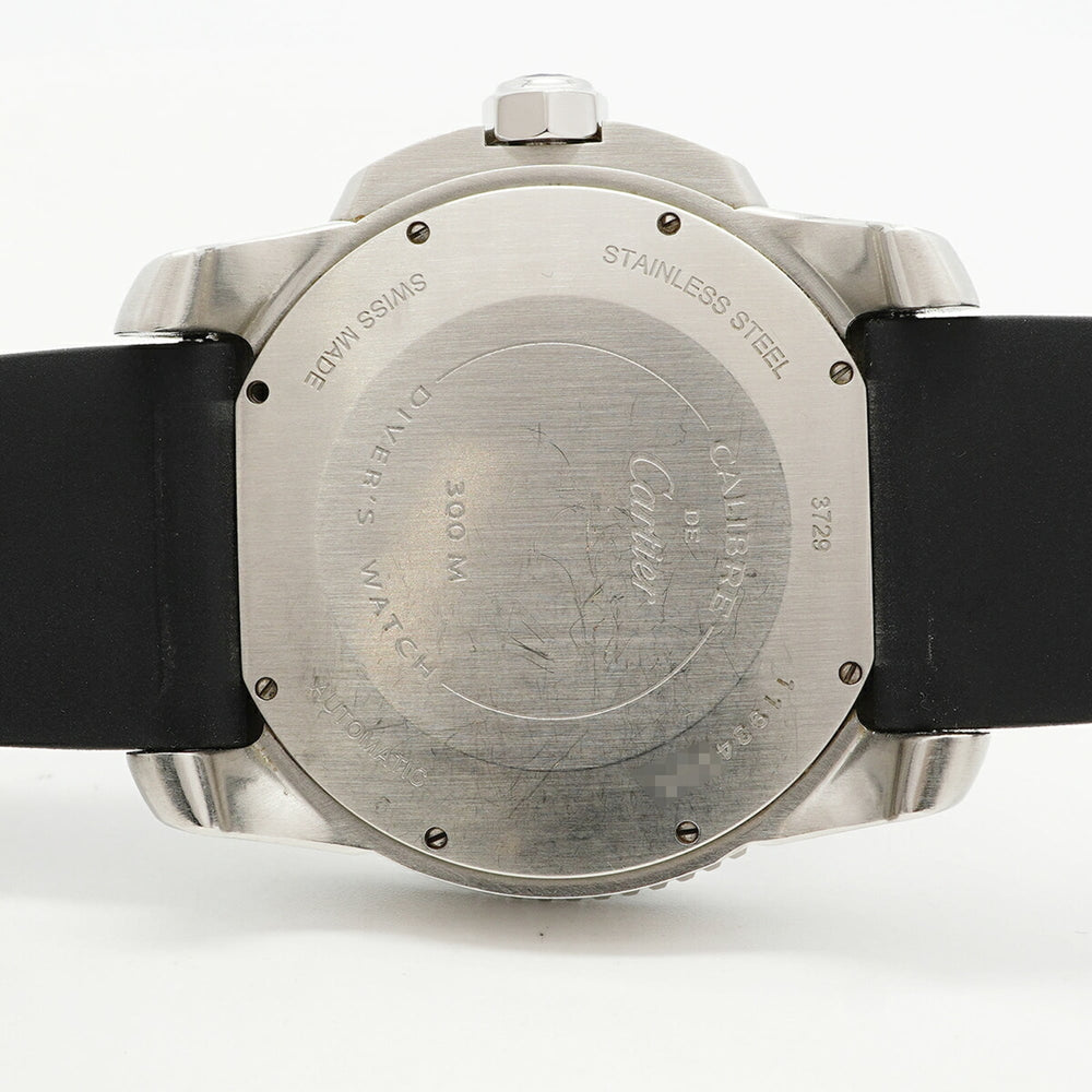 Cartier Calibre Diver 300M W7100056 Black Dial Men's Watch — Good