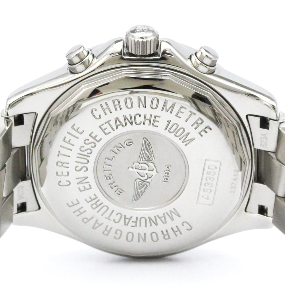 BREITLING Colt Chrono Ocean Steel Quartz Mens Watch A53350 Polished — Very Good
