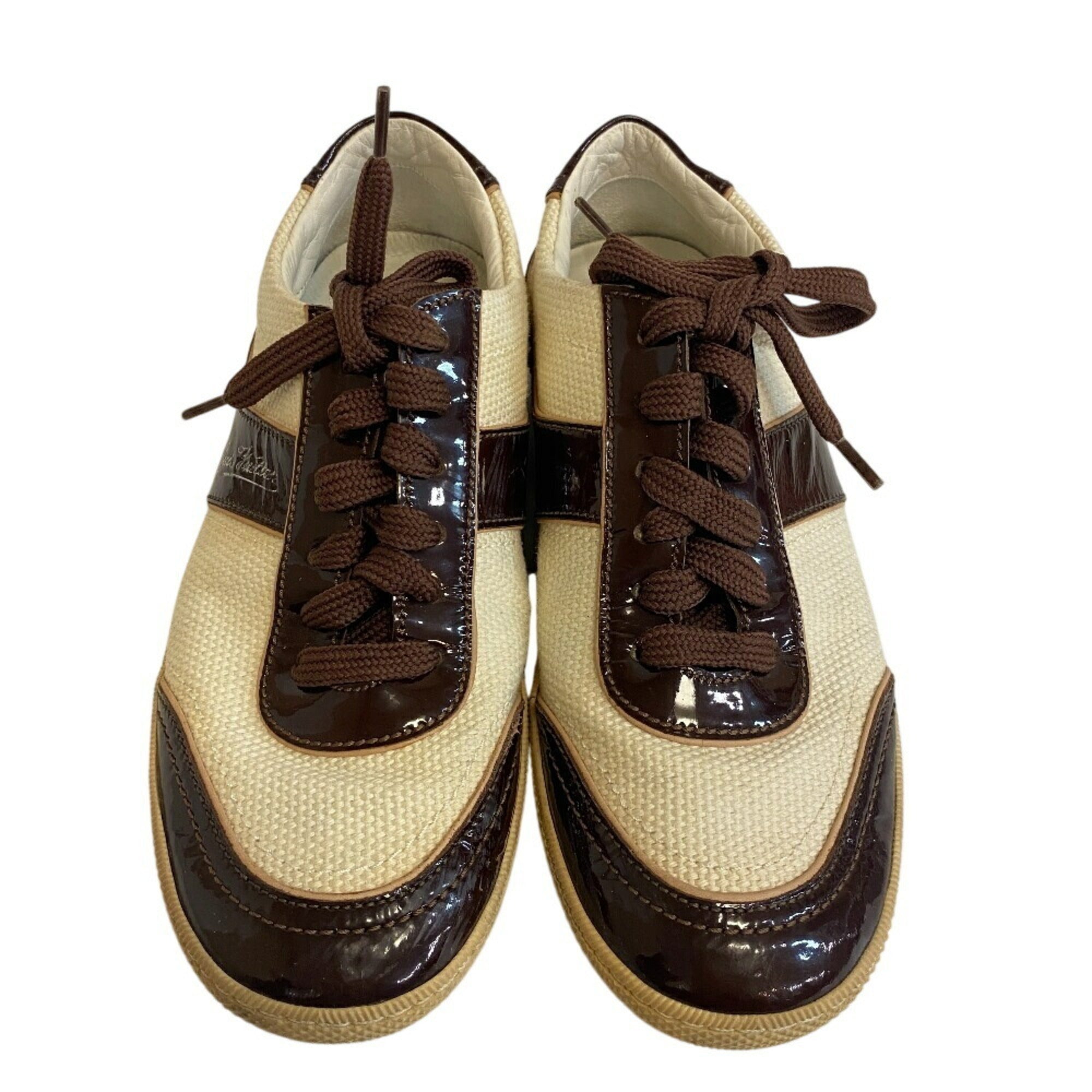 LOUIS VUITTON 22 Sneakers Brown Women's