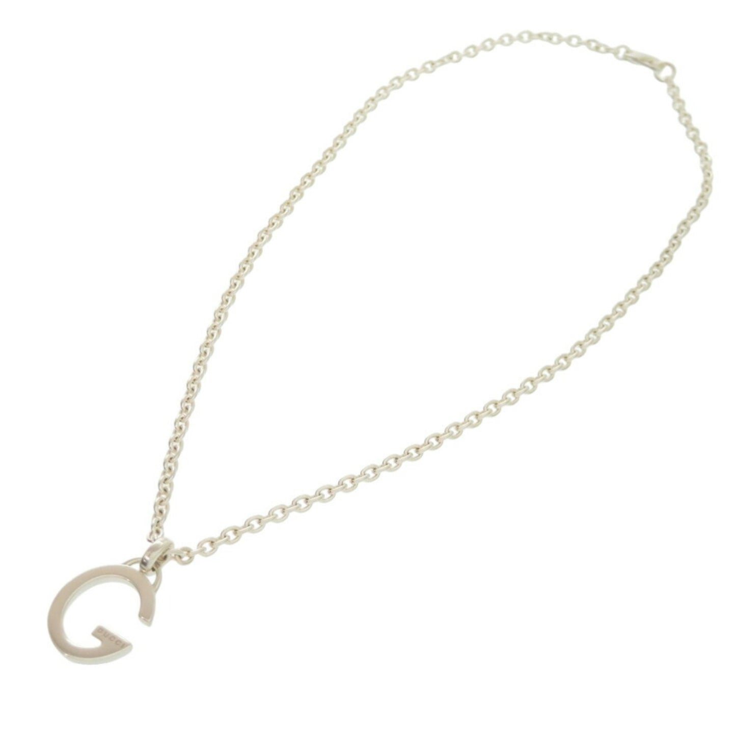 Gucci G Silver 925 Necklace 0372 GUCCI