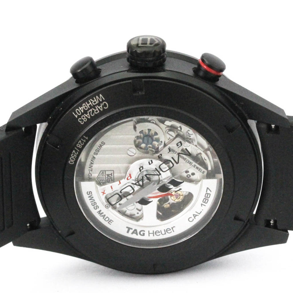 TAG HEUER Carrera Chronograph Monaco Grand Prix Titanium Watch CAR2A83 — Very Good