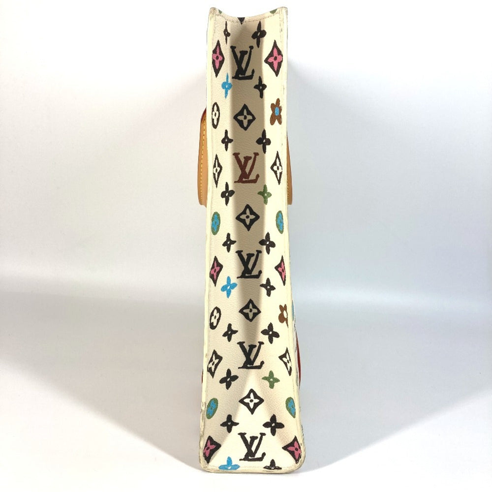 LOUIS VUITTON M24859 Monogram Craggy Sac Plat Tote Bag Vertical Handbag Men's Women's Beige Like New — Like New