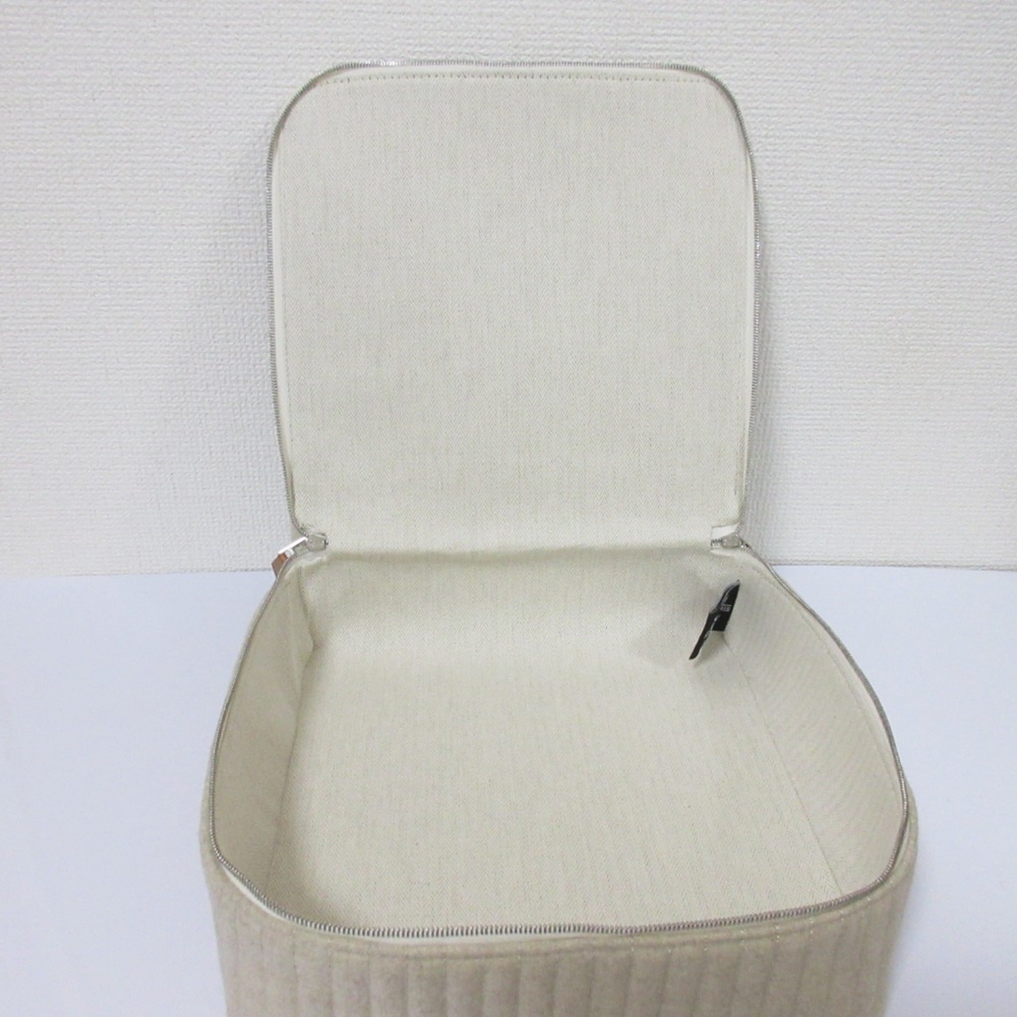 HERMES Paddock Handbag Pouch Travel Case Greige Women's — Like New