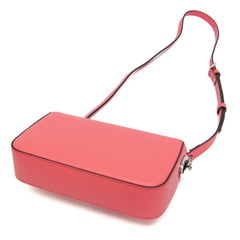 Gucci Double G 739722 Women's Leather Shoulder Bag Pink — Like New
