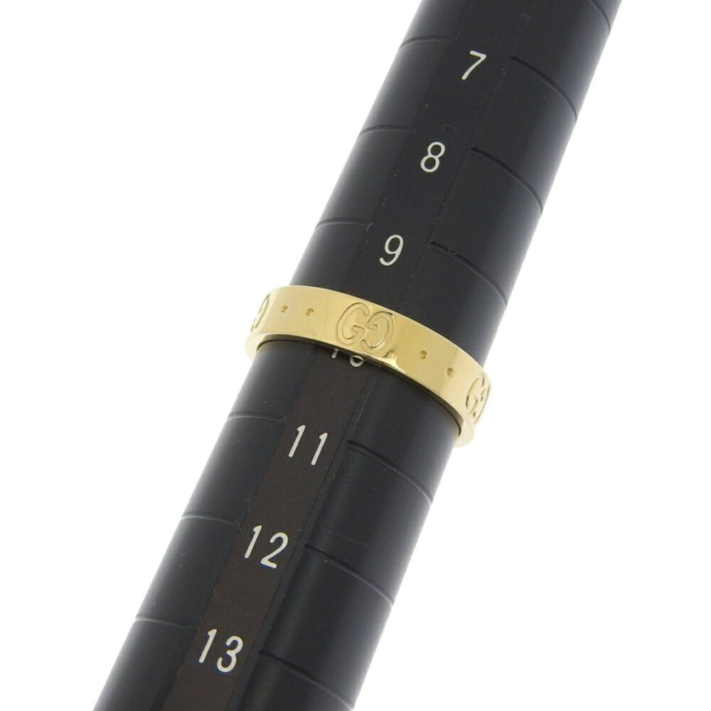 Gucci Interlocking G Icon Ring, 18K Yellow Gold, approximately 3.8g, Size #10 (approximately US size 10) — Like New