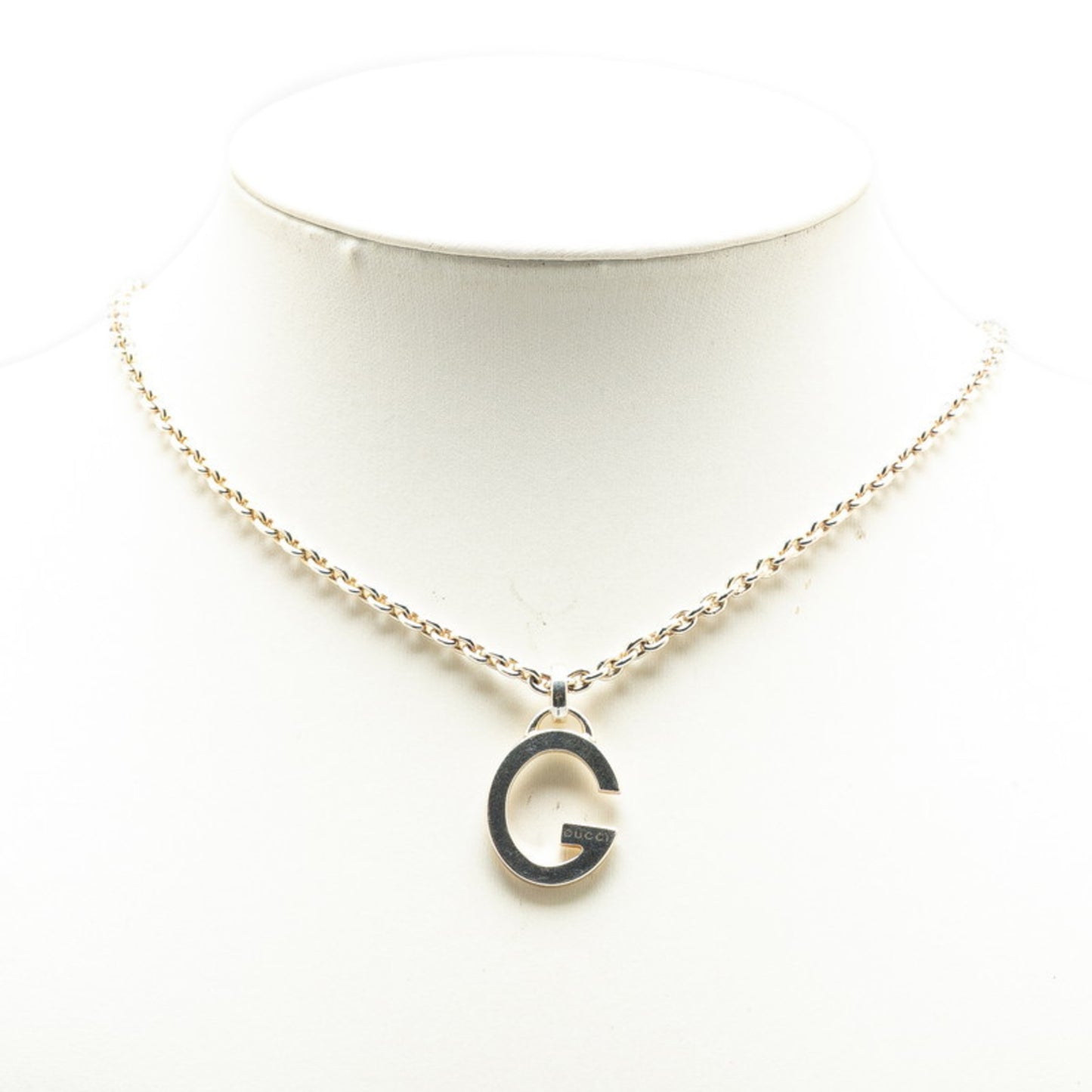 Gucci G Chain Pendant Necklace SV925 Silver Women's GUCCI
