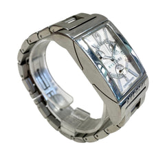 Bulgari BVLGARI Rettangolo watch, total weight 121g, stainless steel, quartz movement, silver dial, RTC49S — Good
