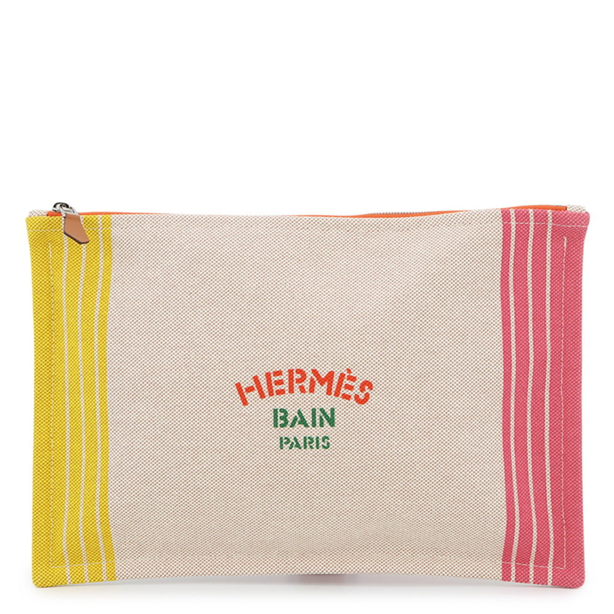 Hermes Flat Pouch Maillon Marin Cotton HERMES — Like New