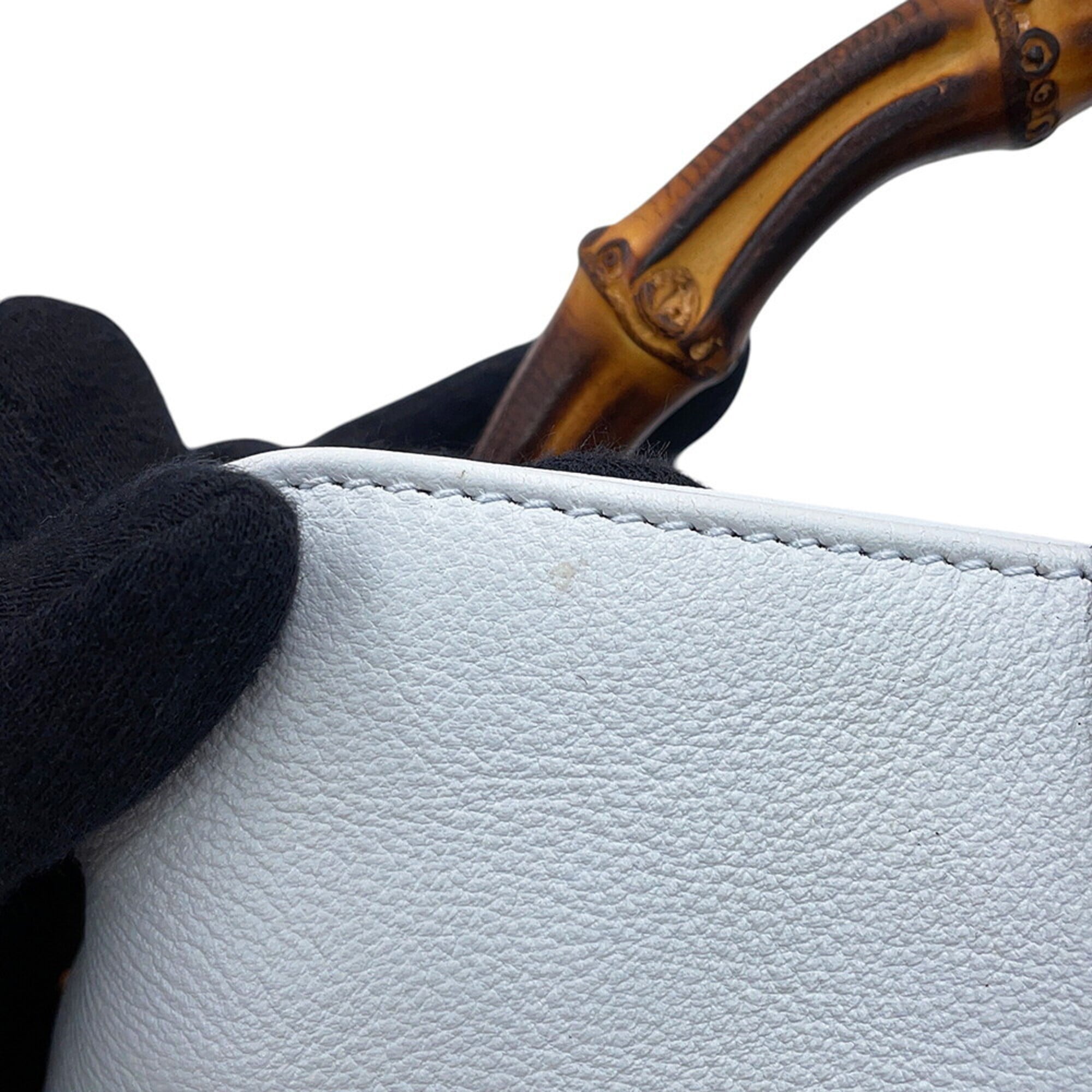 Gucci Diana Bamboo Small Leather Handbag 746251 GUCCI 2-way — Like New