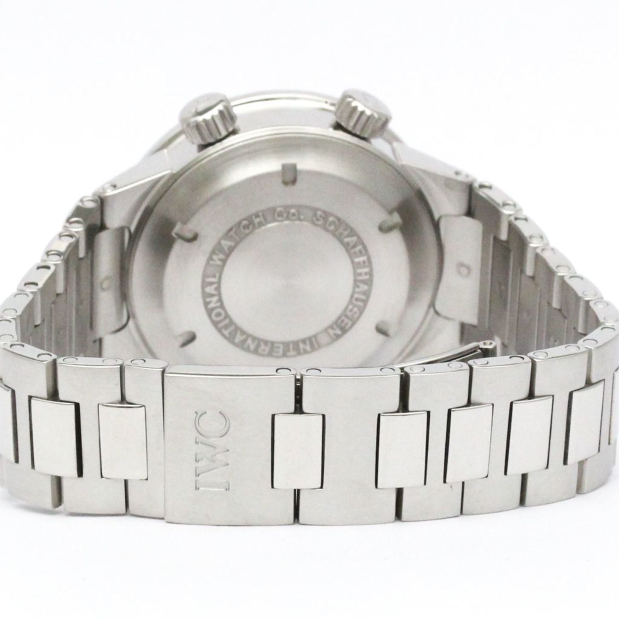 IWC GST Stainless Steel Automatic Mens Watch IW353702 Polished — Very Good