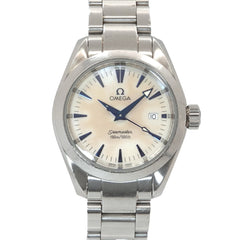 Omega Seamaster Aqua Terra 2577 70 Women's Watch, Date Display, White Shell, Quartz Watch — Very Good