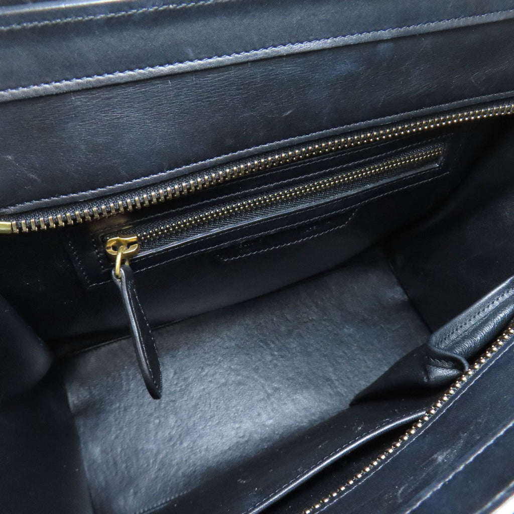 Celine Luggage Micro Handbag Leather Women's CELINE