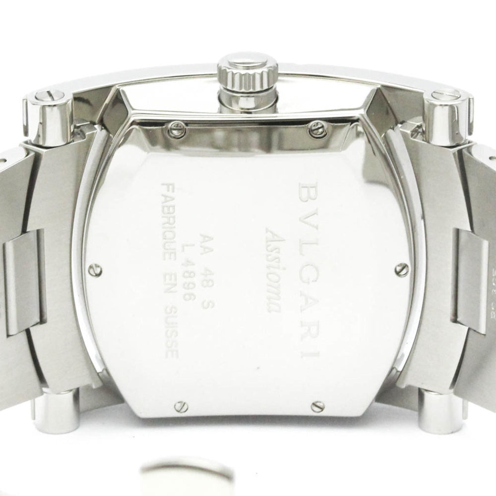 BVLGARI Assioma Stainless Steel Automatic Mens Watch AA48S Polished — Very Good