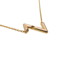 Louis Vuitton LV Vault Upside Down 750PG Necklace 18KPG Pink Gold Q93868 1351 LOUIS VUITTON Jewelry — Like New