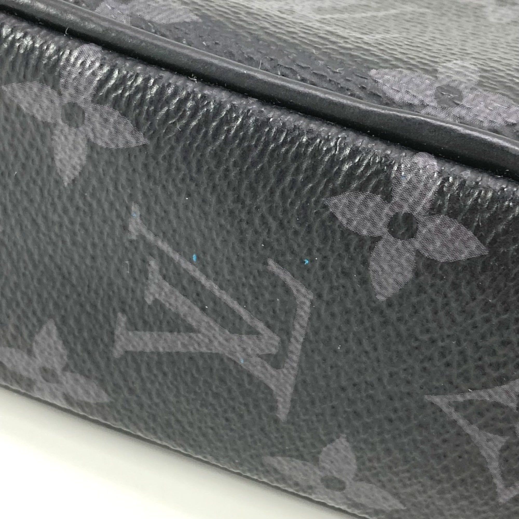 LOUIS VUITTON M43384 Monogram Eclipse True Toilette PM Second Bag Clutch Multi-Pouch Pouch Canvas Men's Women's Black — Like New