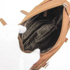 Prada Re-Nylon Crossbody Bag 1BD953 Men,Women Nylon,Leather Shoulder Bag Brown — Like New